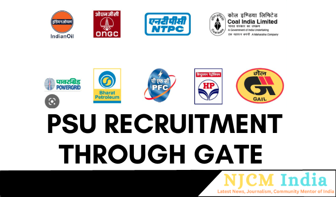 PSU Recruitment through GATE