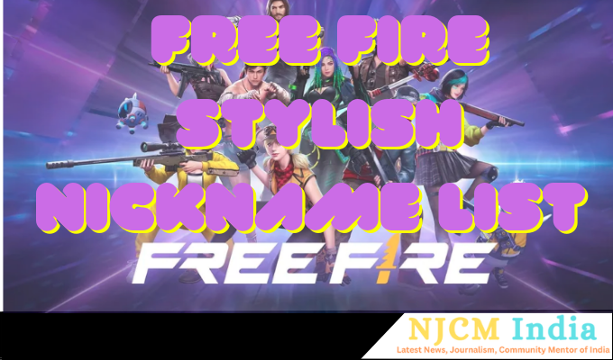 Free Fire Stylish Nickname LIST